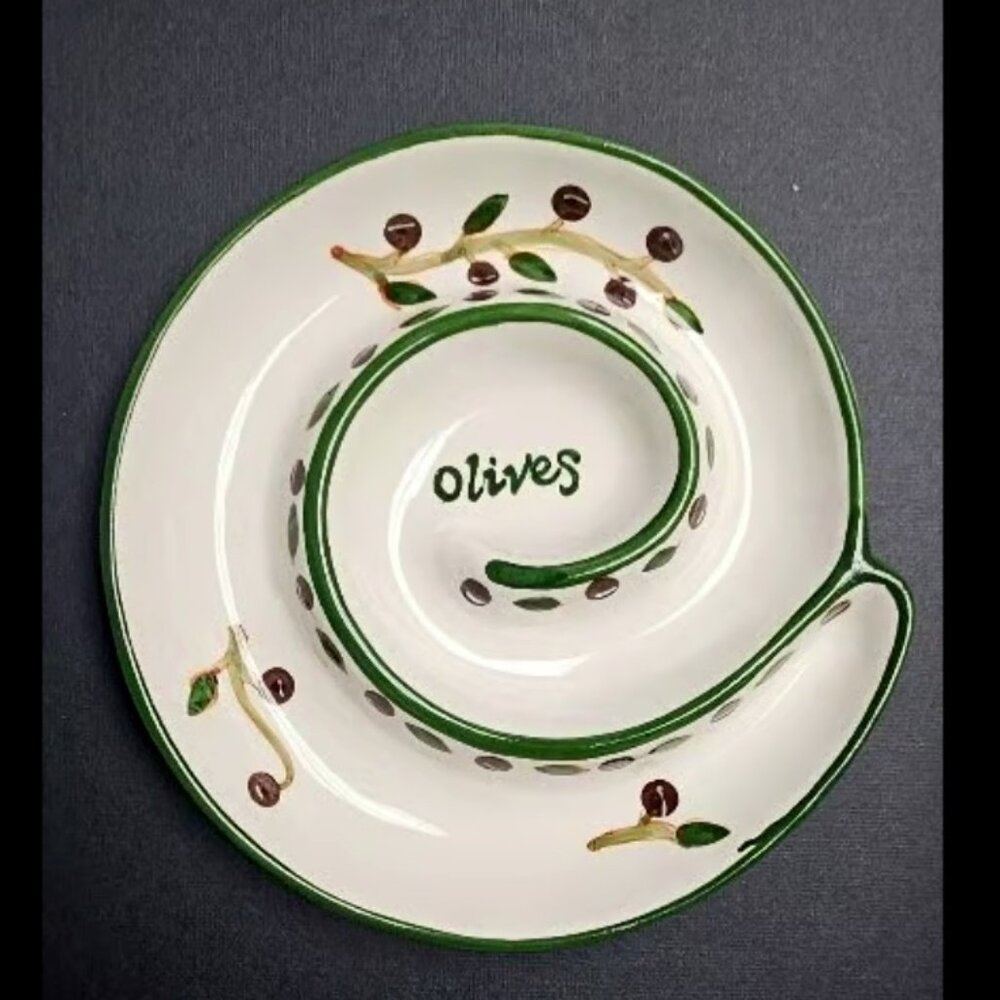 Vintage Giftco Olive Dish